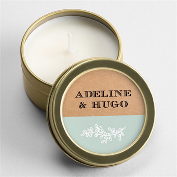 Bougie mariage petite cocotte