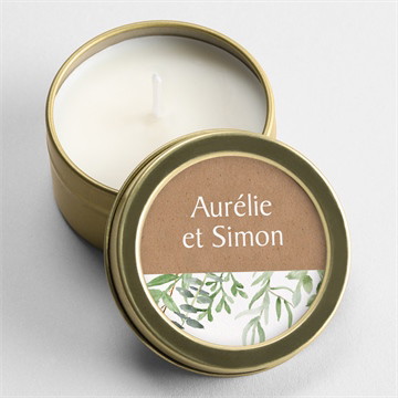 Bougie mariage fougères