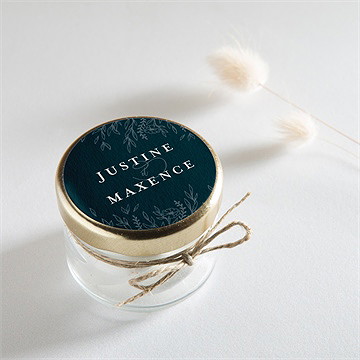 Sticker mariage bleu royal - Mise en situation