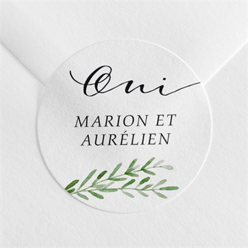 Sticker mariage branche d'amour