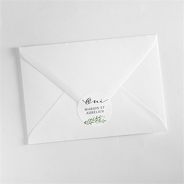 Sticker mariage branche d'amour - Mise en situation