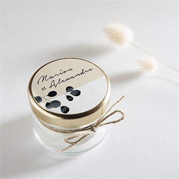 Sticker mariage contraste - Mise en situation