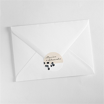 Sticker mariage contraste - Mise en situation