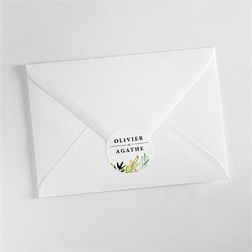 Sticker mariage fraîcheur champêtre - Mise en situation