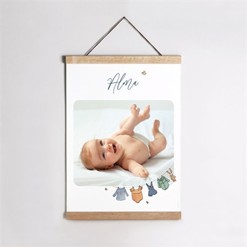 Affiche naissance petit bout'chou