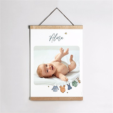 Affiche naissance petit bout'chou