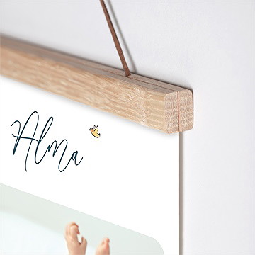 Affiche naissance petit bout'chou - Détail de l'affiche