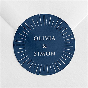 Sticker mariage notre astre