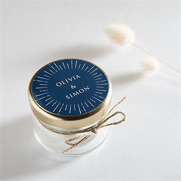 Sticker mariage notre astre - Mise en situation