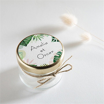 Sticker mariage belle jungle - Mise en situation