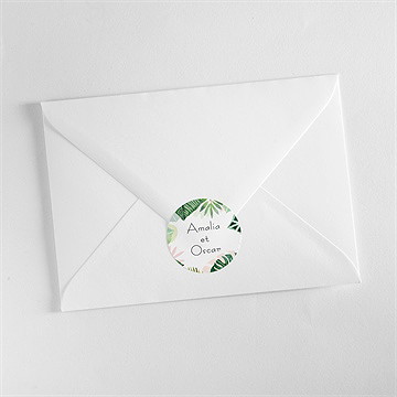 Sticker mariage belle jungle - Mise en situation