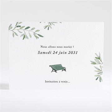 Save the Date mariage le fil de notre histoire - Dos de la carte