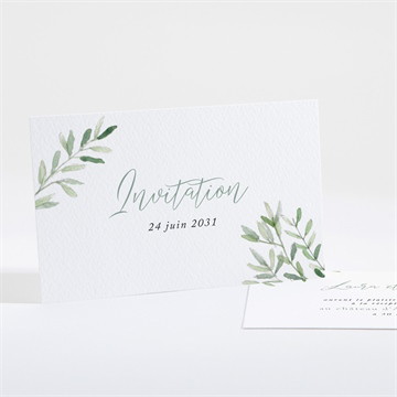 Carton d'invitation mariage le fil de notre histoire