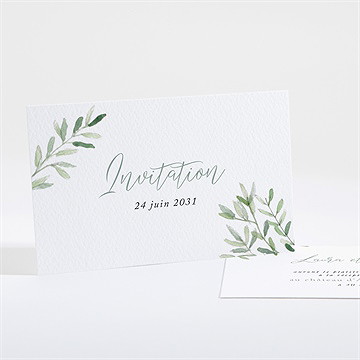 Carton d'invitation mariage le fil de notre histoire