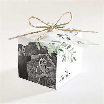 Boîte de dragées mariage le fil de notre histoire