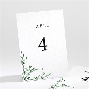 Numéro de table mariage a l'ombre de l'olivier
