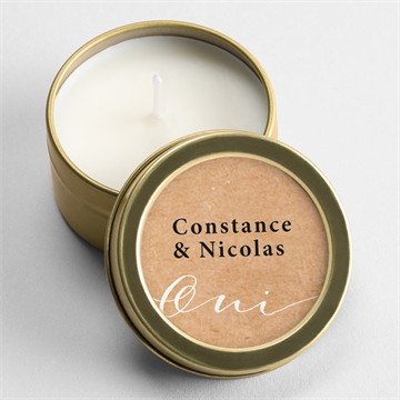 Bougie mariage photomaton