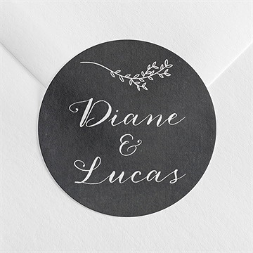 Sticker mariage retro original