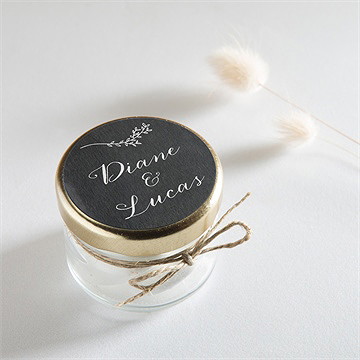 Sticker mariage retro original - Mise en situation