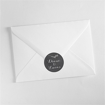 Sticker mariage retro original - Mise en situation