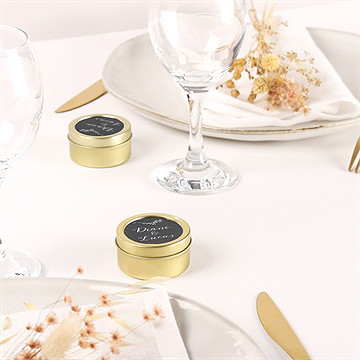 Bougie mariage retro original - Mise en situation