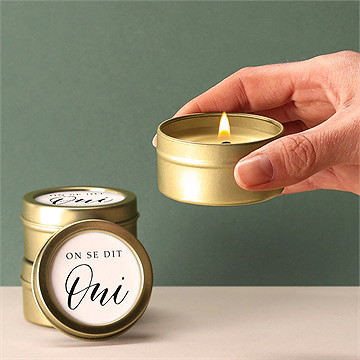 Bougie mariage liés pour toujours - Mise en situation