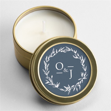 Bougie mariage délicatesse