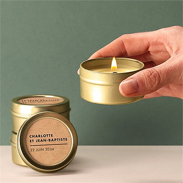 Bougie mariage so kraft - Mise en situation