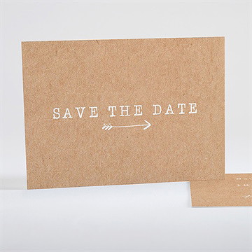 Save the Date mariage coeur croisé
