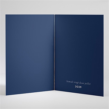 Livret de messe mariage uniques empreintes - Intérieur du livret