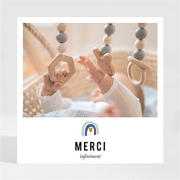 Remerciement naissance etincellant