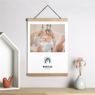 Affiche naissance etincellant - Mise en situation