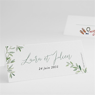 Marque-place mariage le fil de notre histoire