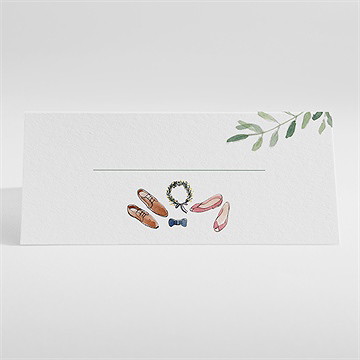 Marque-place mariage le fil de notre histoire - Dos du marque-place