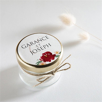 Sticker mariage jolis coquelicots - Mise en situation