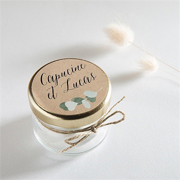 Sticker mariage bel eucalyptus - Mise en situation