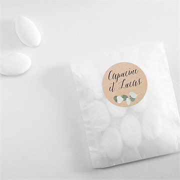 Sticker mariage bel eucalyptus - Mise en situation