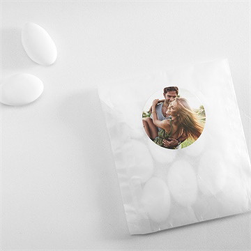 Sticker mariage notre promesse - Mise en situation