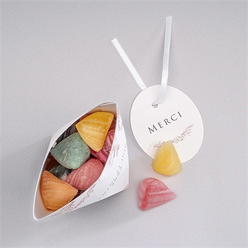 Boîte surprise mariage sous le saule - Intérieur de la boîte