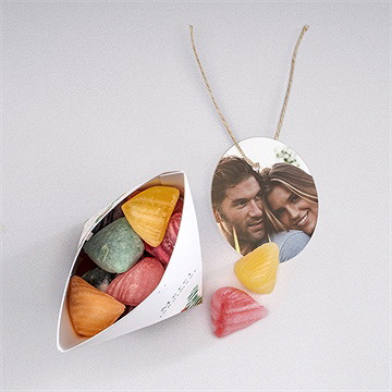 Boîte surprise mariage notre promesse - Intérieur de la boîte