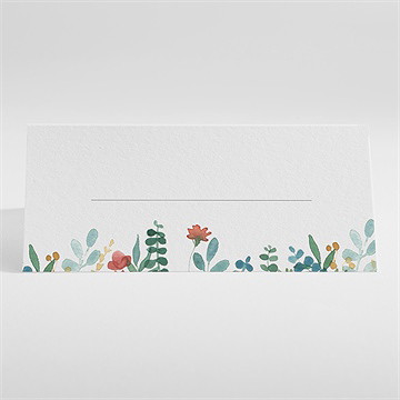 Marque-place mariage notre promesse - Dos du marque-place