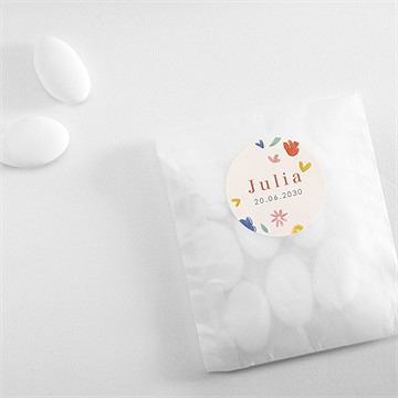 Sticker naissance nos beaux jours - Mise en situation