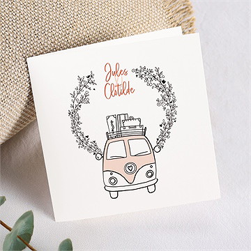 Faire-part mariage champetre van life