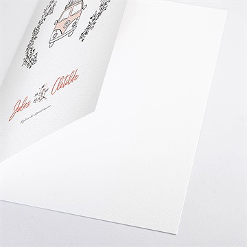 Livret de messe mariage champetre van life - Détail du livret