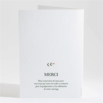 Livret de messe mariage encadrés - Dos du livret