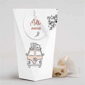 Boîte surprise mariage champetre van life