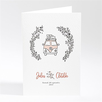 Menu mariage champetre van life