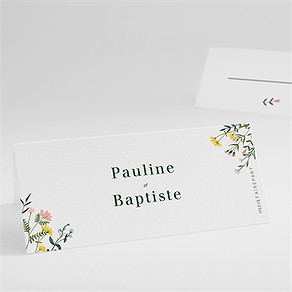 Marque-place mariage encadrés