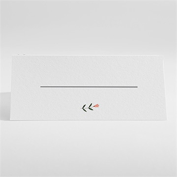 Marque-place mariage encadrés - Dos du marque-place