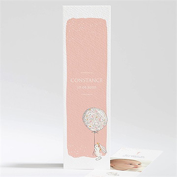 Signet baptême petit lapin baptême